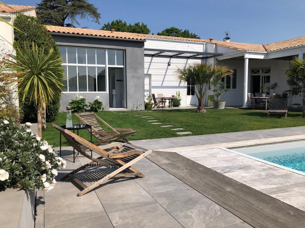 Maison M, Chambre Privee Acces Jardin Piscine Et Jacuzzi Pres De La Rochelle Λα Ροσέλ Εξωτερικό φωτογραφία
